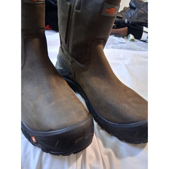 Merrell Mens size 14 Strongfield LTR Pull on Waterproof Composite Toe Work Boots - Picture 11 of 16